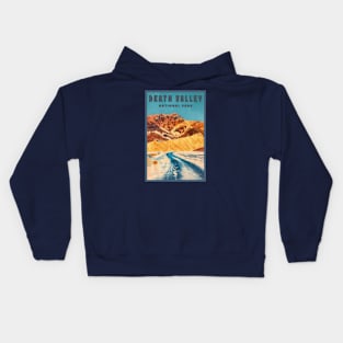 Death Valley National Park Vintage Travel  Poster Kids Hoodie